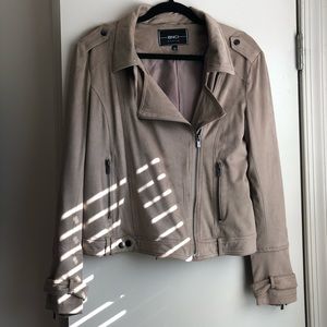 Soft, mock-suede jacket
